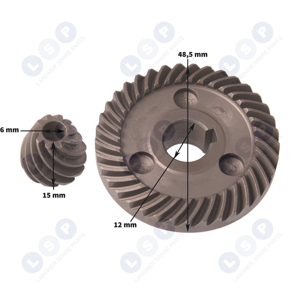 Makita 9557, 9558 ozubené kolesá
